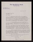 Letter addressed to Rev. Norman P. Farrior from William C. Cumming 